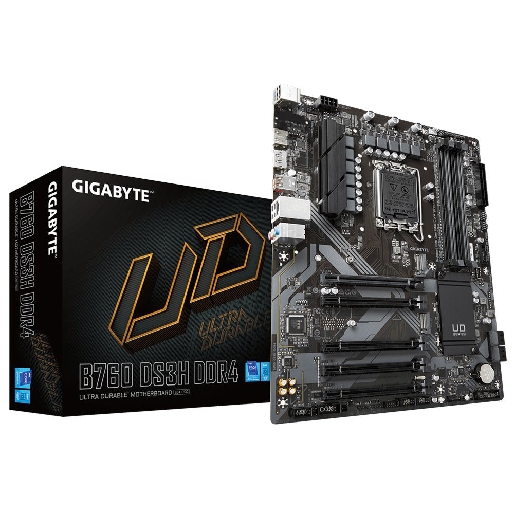 Gigabyte B760 DS3H | Socket LGA 1700 | Intel B760 | 4xDDR4 | ATX | Moederbord - Matmuis - Matmuis