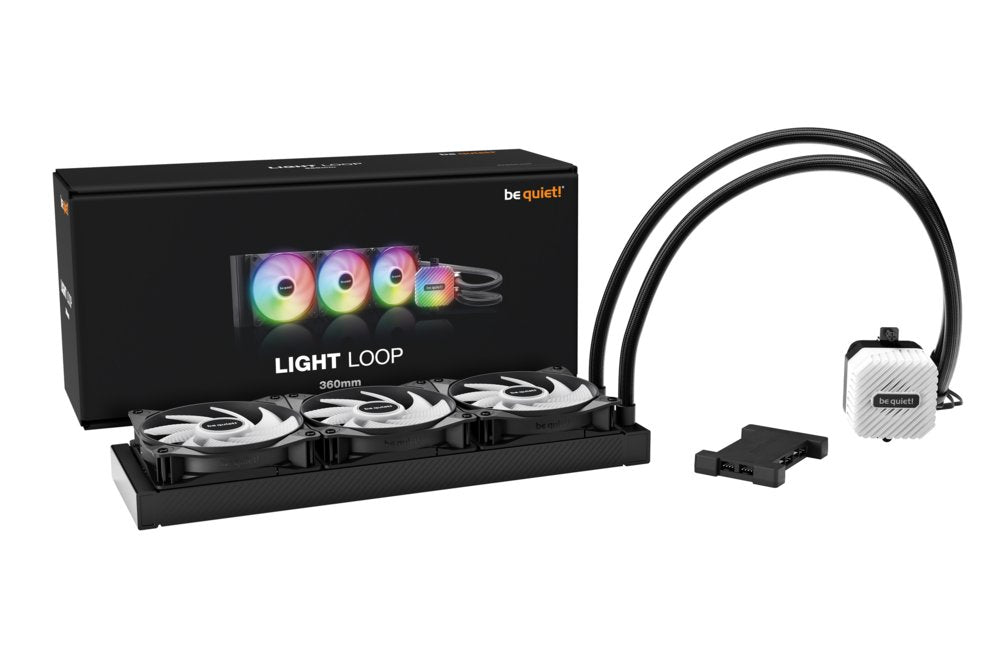 be quiet! LIGHT LOOP 360mm | All-in-One CPU Waterkoeler | Zwart - Matmuis - Matmuis