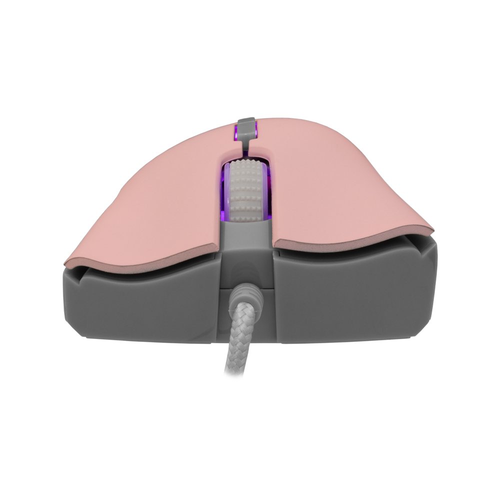 Baracuda LOBSTER RGB | Bekabelde Gaming Muis | USB-A | 6400 DPI | Roze - Matmuis - Matmuis