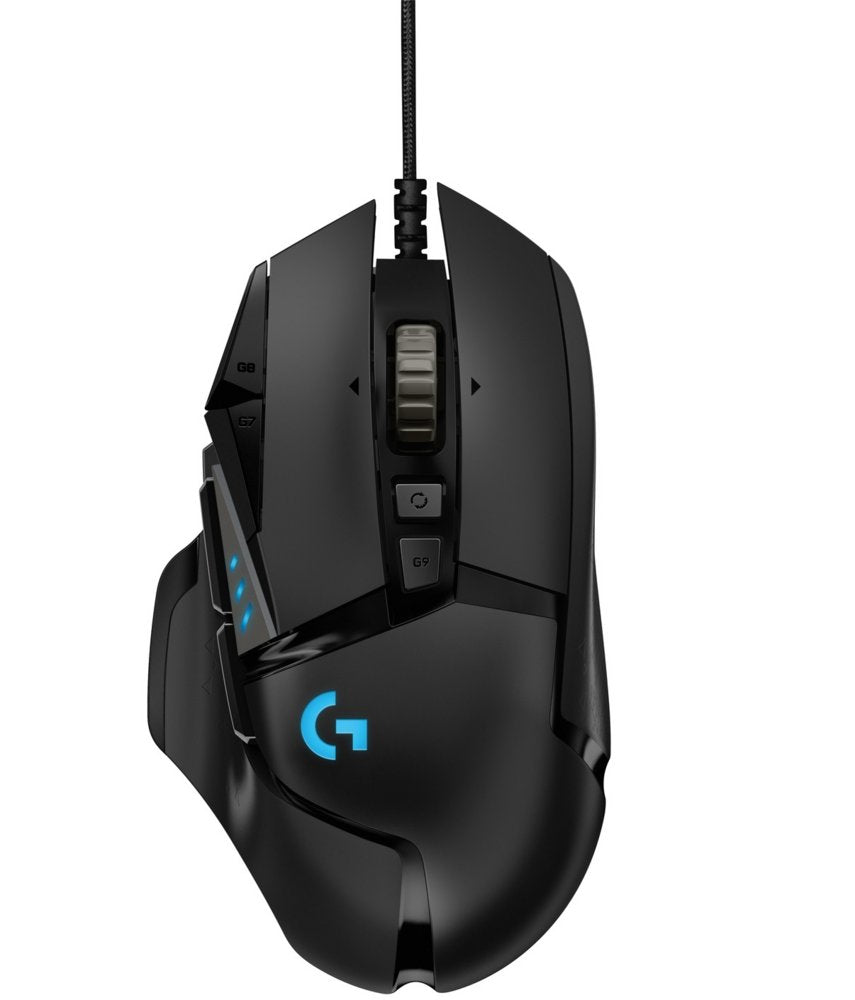 Logitech G502 Hero | Gaming Muis | Rechtshandig | USB-A | 25600 DPI | Zwart - Matmuis - Matmuis