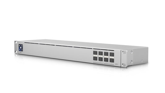 Ubiquiti Networks USW-Aggregation | Managed L2 Switch | 8 Poorten | 10G SFP+ | 1U Rackmount | Zilver - Matmuis