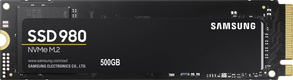 Samsung 980 | 500GB NVMe SSD | M.2 Gen3 | 3.100MB/s Lezen | 2.600MB/s Schrijven - Matmuis