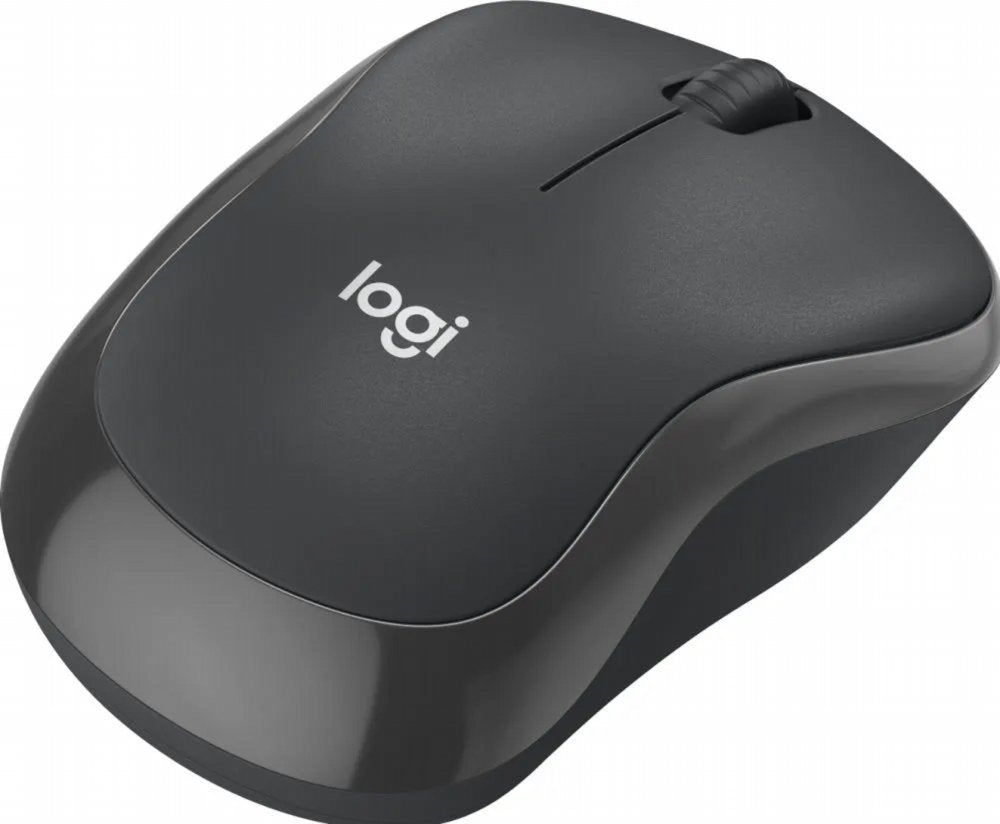 Logitech M240 for Business | Draadloze Muis | Links- en Rechtshandig | RF + Bluetooth | 4000 DPI | Grafiet - Matmuis - Matmuis