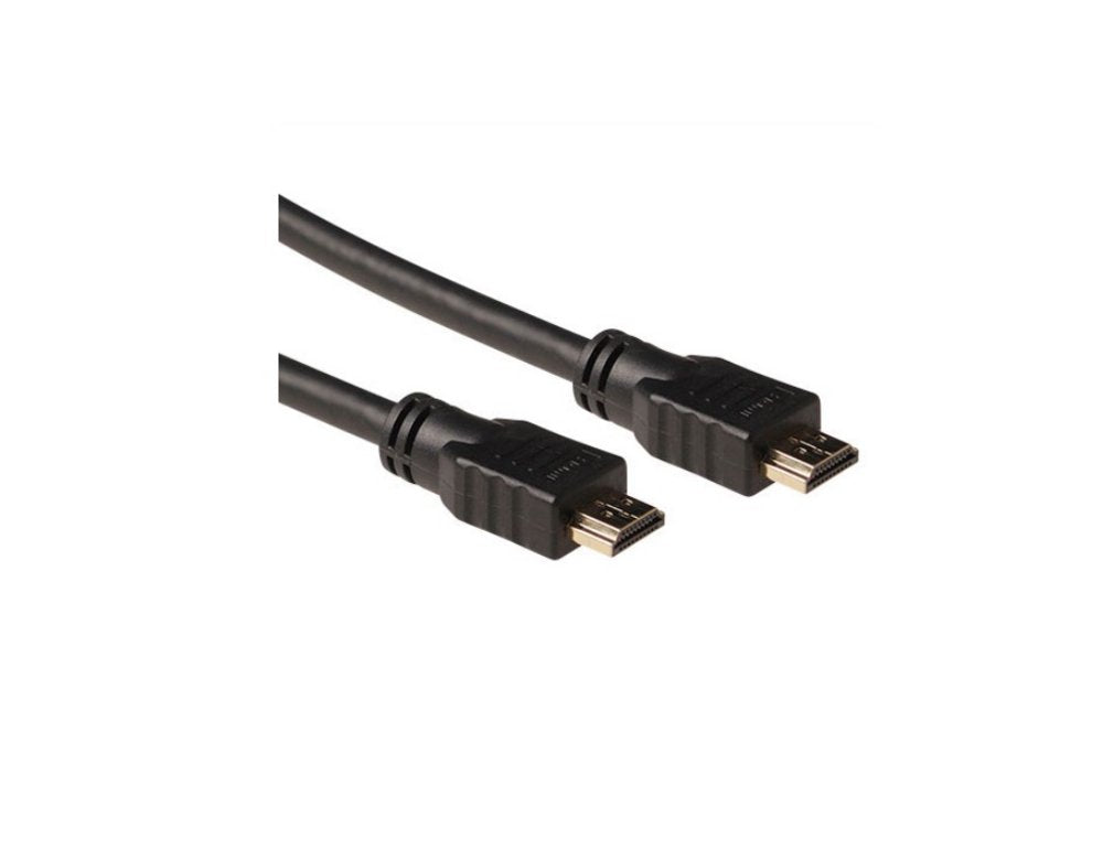 ACT AK3901 HDMI Kabel | 1 m | HDMI Type A naar Type A | Zwart - Matmuis - Matmuis