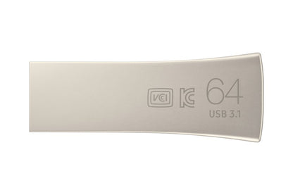 Samsung Bar Plus | 64GB USB-A 3.2 Flash Drive | Zilver - Matmuis - Matmuis