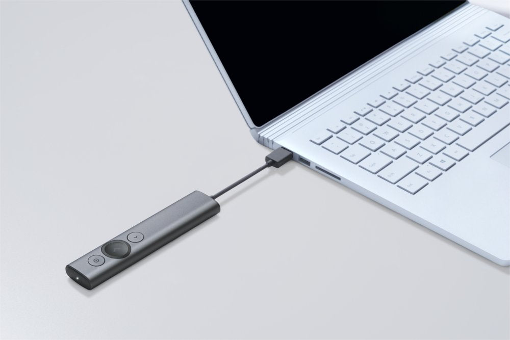 Logitech Spotlight | Draadloze Presenter | Bluetooth/RF | Grijs