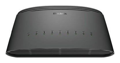 D-Link DGS-1008D/E Switch | Unmanaged | Gigabit Ethernet (10/100/1000 Mbps) - Matmuis - Matmuis