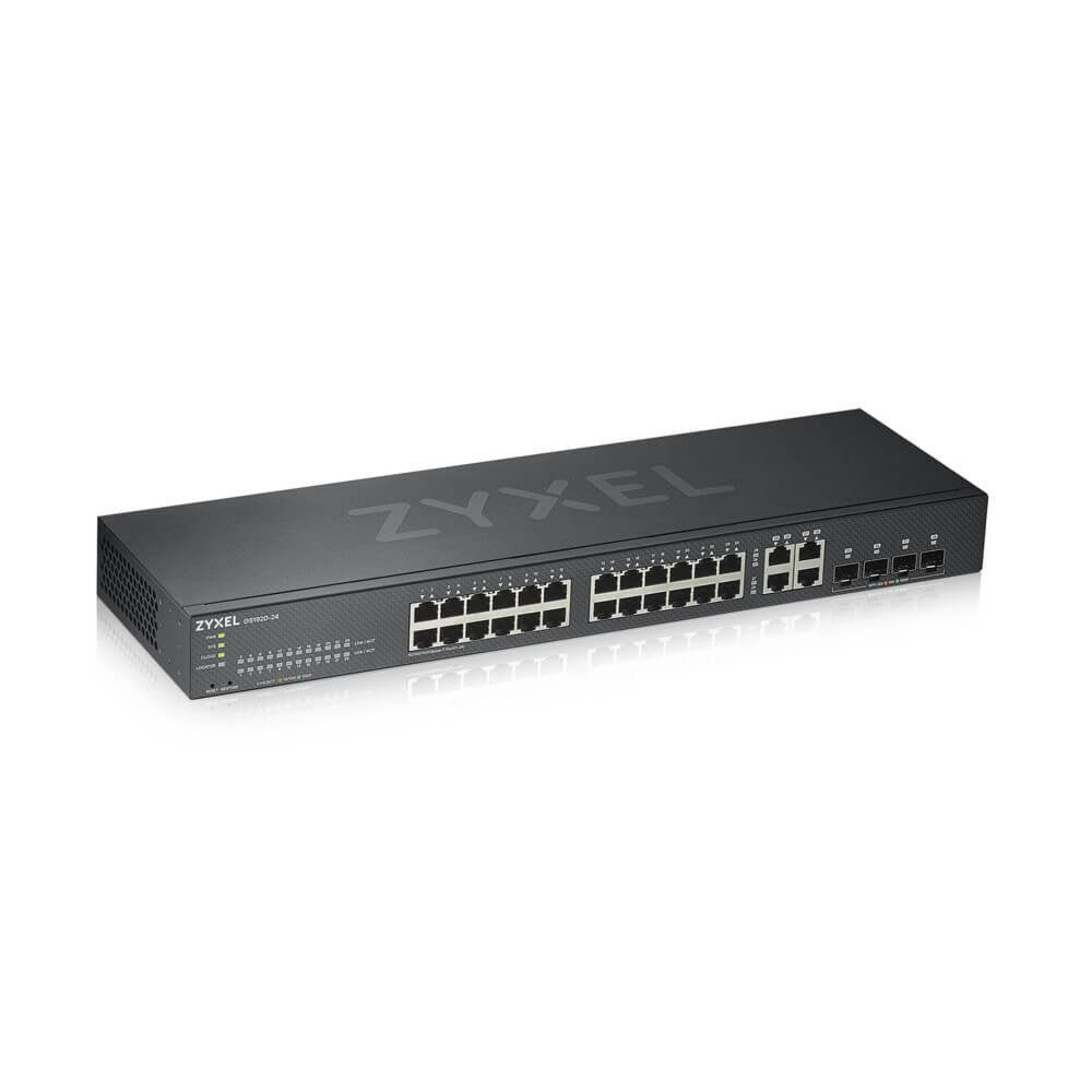 Zyxel GS1920-24V2 | Managed Switch | Gigabit Ethernet (10/100/1000) | 24 poorten - Matmuis