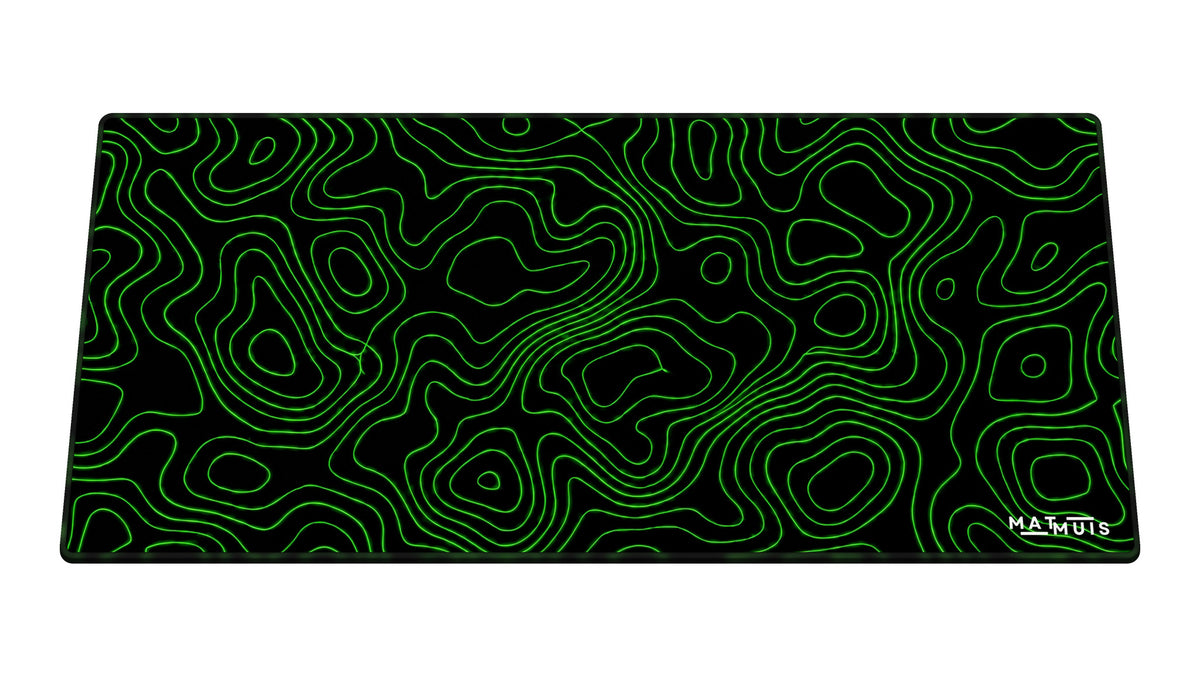XXL Muismat | Topo Vector Green