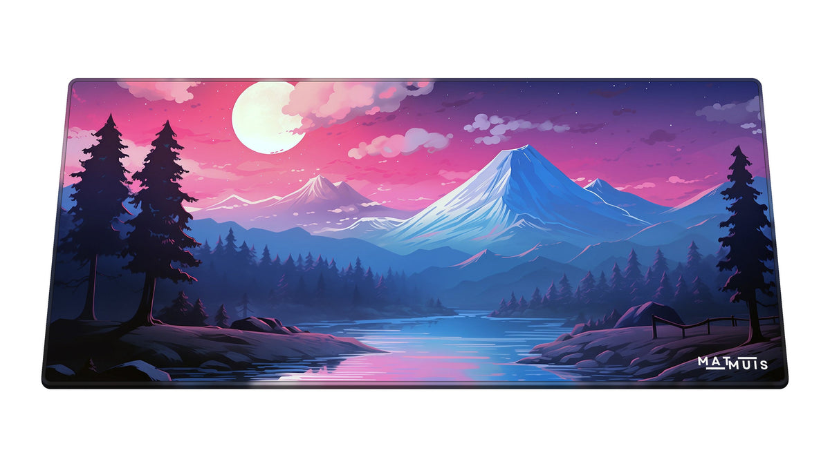 XXL Muismat | Night Forest Mountain