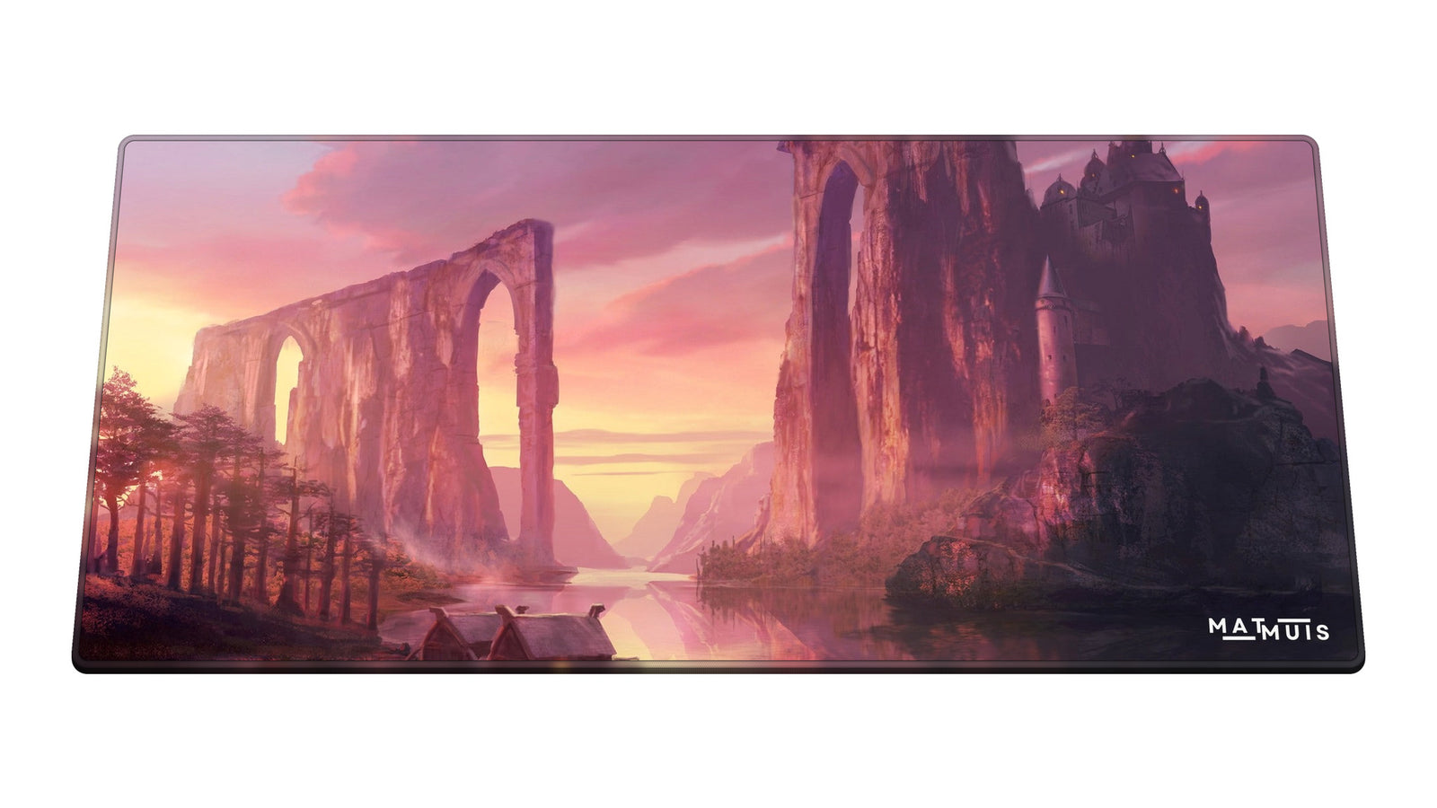 XXL muismat Mystic Fantasy Adore 90x40 cm schuin van boven