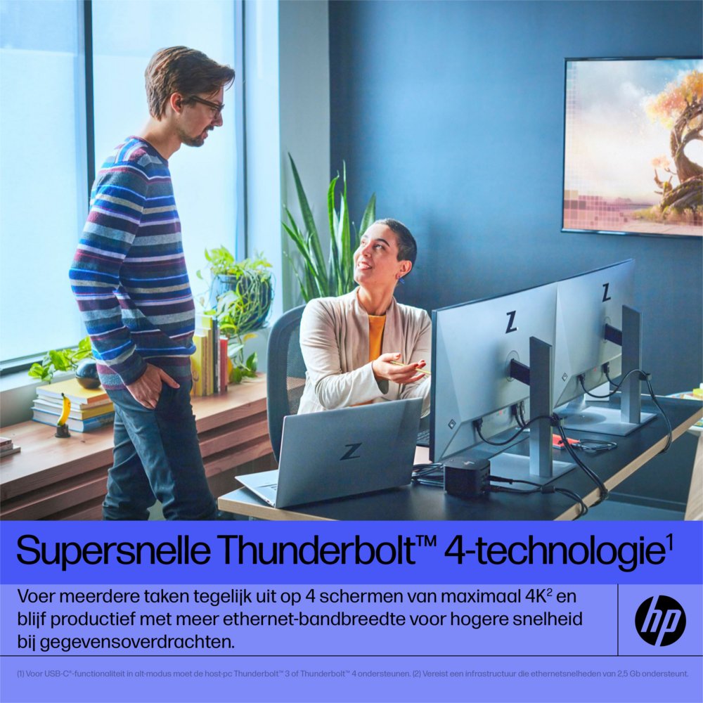 HP G4 Docking Station | Thunderbolt 280W | Zwart - Matmuis - Matmuis