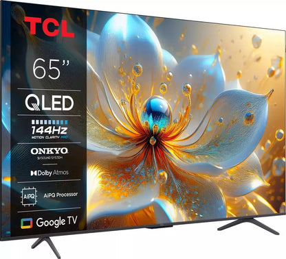 TCL 65T8C | 65" 4K Ultra HD QLED Smart TV | 120Hz | Google TV + Wifi | Dolby Vision | HDMI 2.1 (2025) - Matmuis - Matmuis