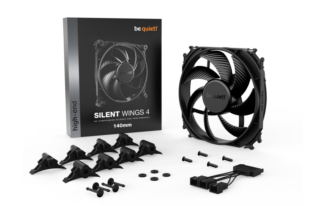 be quiet! Silent Wings 4 | 140mm Case Fan | Zwart - Matmuis - Matmuis