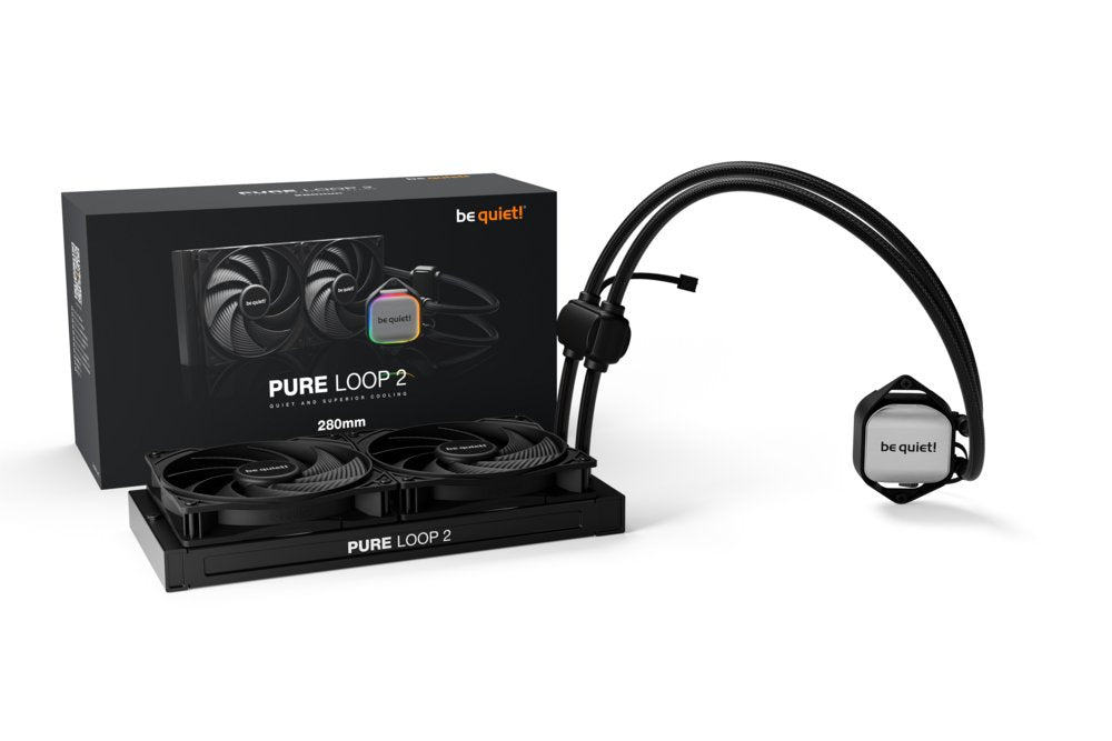 be quiet! PURE LOOP 2 280mm | All-in-One CPU Waterkoeler | Zwart - Matmuis - Matmuis