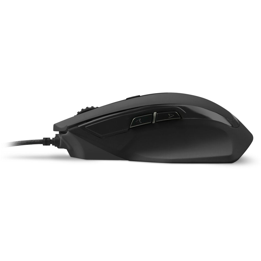 Sharkoon SHARK Force II | Bekabelde Gaming Muis | Rechtshandig | USB-A | 4200 DPI | Zwart - Matmuis - Matmuis