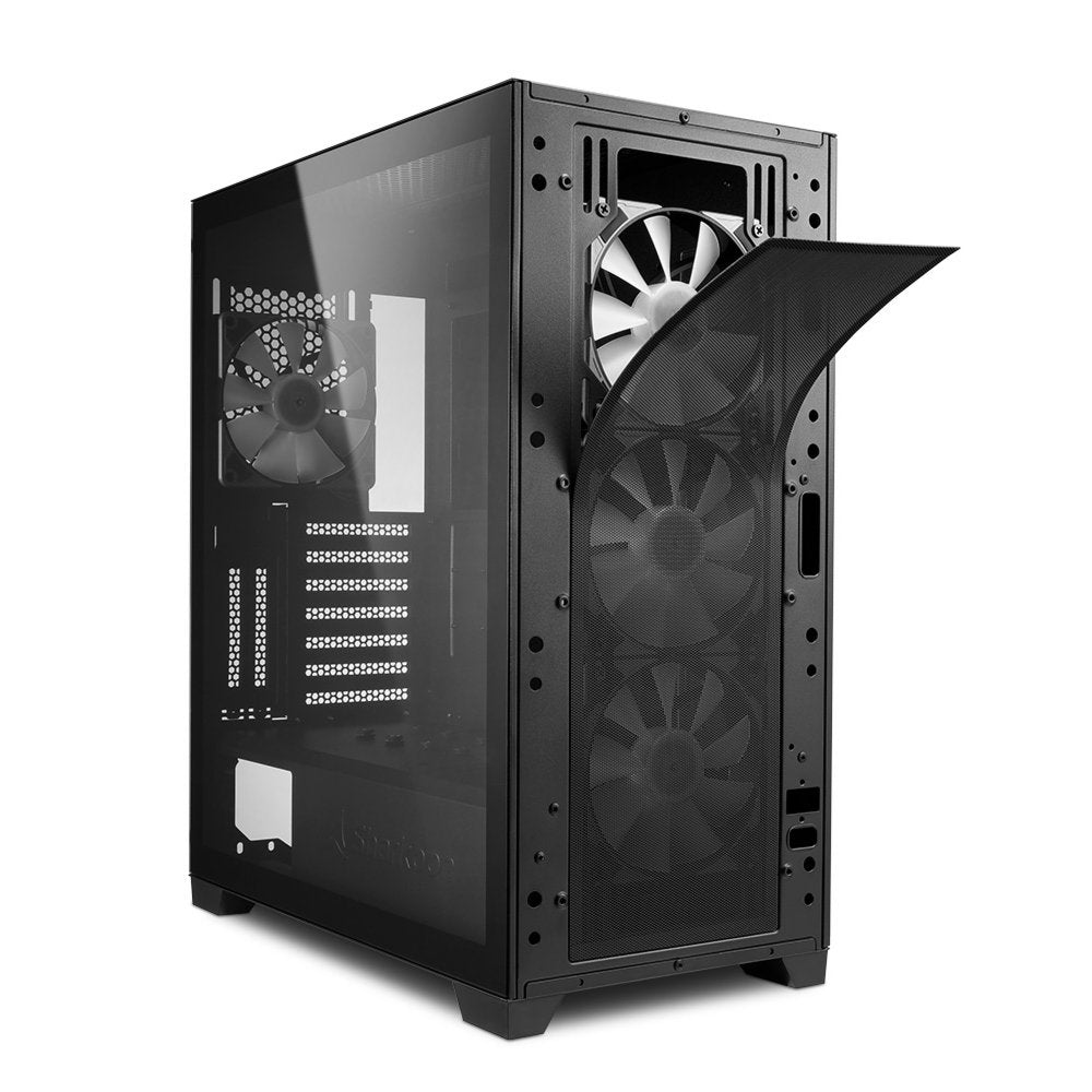 Sharkoon TG7M RGB | Midi Tower Case | Zwart - Matmuis