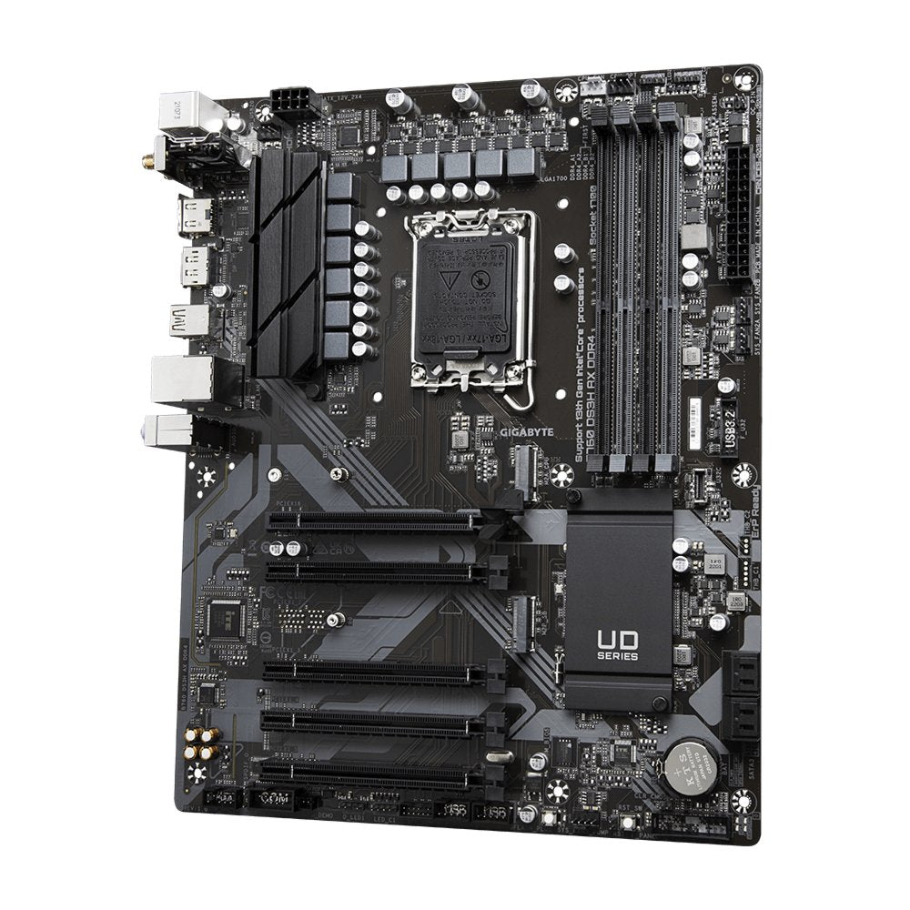 Gigabyte B760 DS3H AX WIFI | Socket LGA 1700 | Intel B760 | 4xDDR4 | ATX | Moederbord - Matmuis - Matmuis