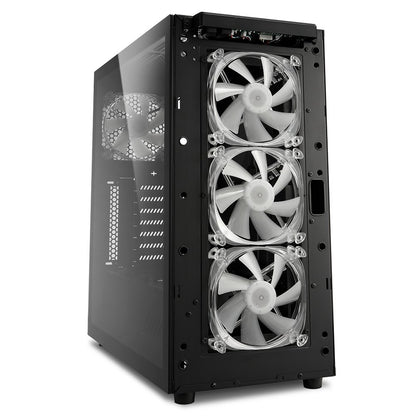 Sharkoon TG6M RGB | Midi Tower Behuizing | Zwart - Matmuis