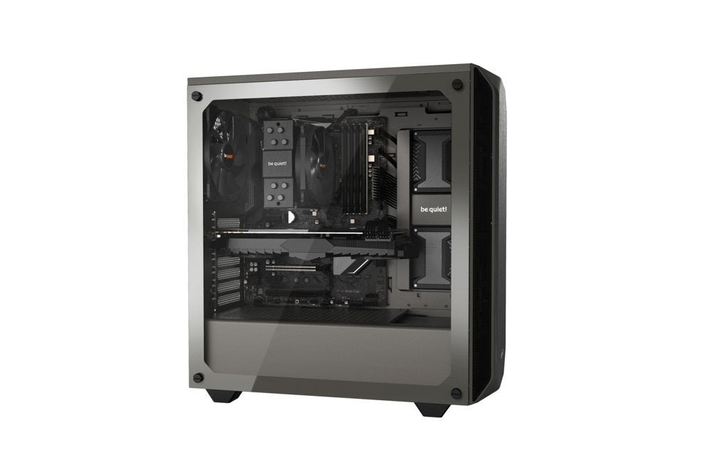 be quiet! Pure Base 500 Window Grijs | Midi Tower Behuizing - Matmuis
