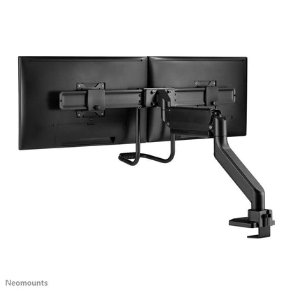 Neomounts Newstar DS75-450BL2 | In Hoogte Verstelbare Monitor-bureaubeugel | Tot 32" | Max 8kg | VESA 100x100 | 2 Monitoren - Matmuis - Matmuis