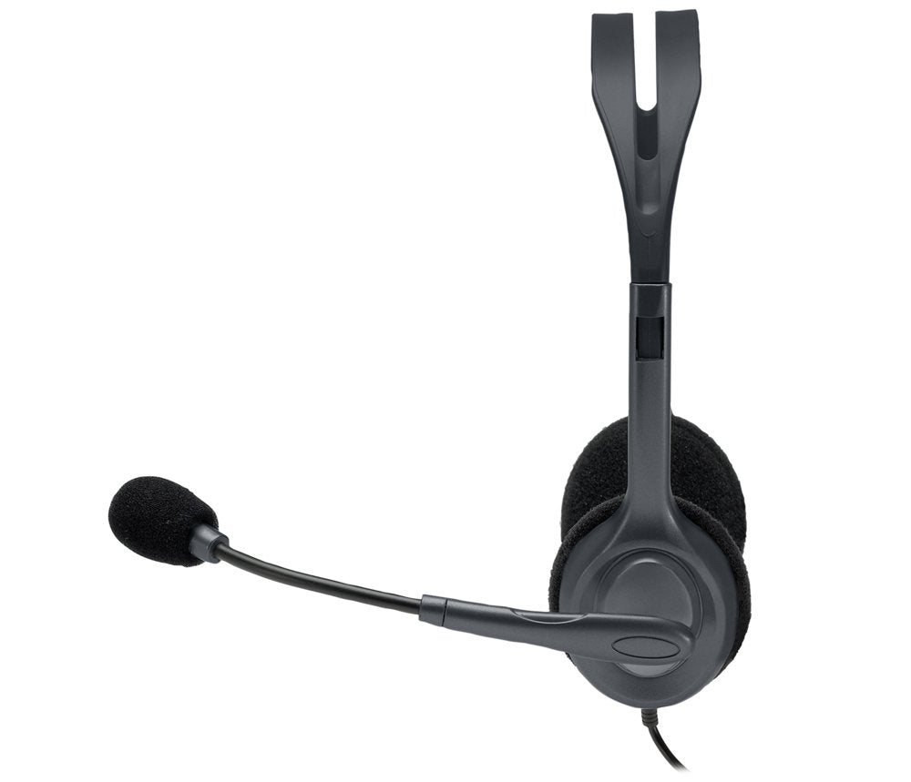 Logitech H111 | On-Ear Bedrade 3,5mm Koptelefoon met Microfoon | Grijs - Matmuis - Matmuis