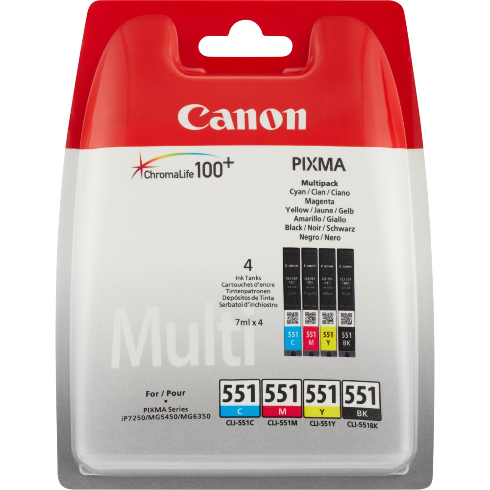 Canon 6509B009 | Originele Normaal Rendement Zwart/Cyaan/Magenta/Geel Inktcartridges | 4-Pack - Matmuis - Matmuis