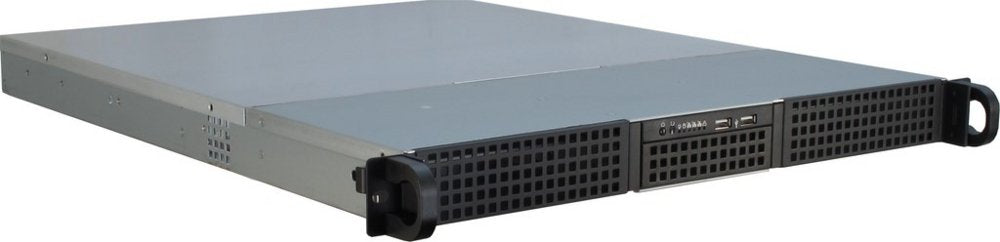 Inter-Tech IPC 1U-10255 | Server Rack Case | Zwart - Matmuis