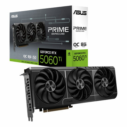 ASUS Prime GeForce RTX 5060 Ti | 8GB GDDR7 | DLSS 4 | Videokaart | Nvidia GPU - Matmuis - Matmuis