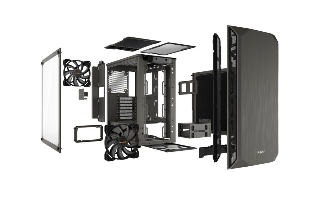 be quiet! Pure Base 500 Window Grijs | Midi Tower Behuizing - Matmuis