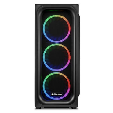 Sharkoon TK5M RGB | Midi Tower Case | Zwart - Matmuis