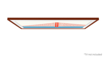 Samsung Lijst voor 55'' Samsung the Frame TV - Terracotta - Matmuis