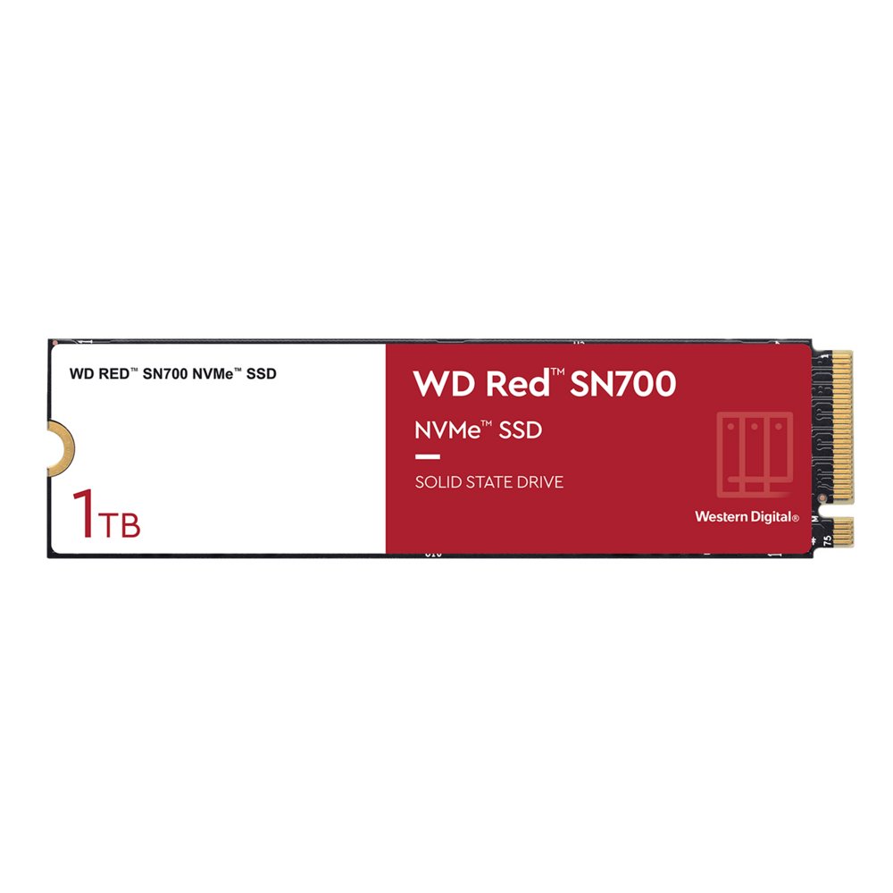 Western Digital Red SN700 | 1TB NVMe SSD | M.2 | Gen3 | 3.430MB/s Lezen | 3.000MB/s Schrijven - Matmuis