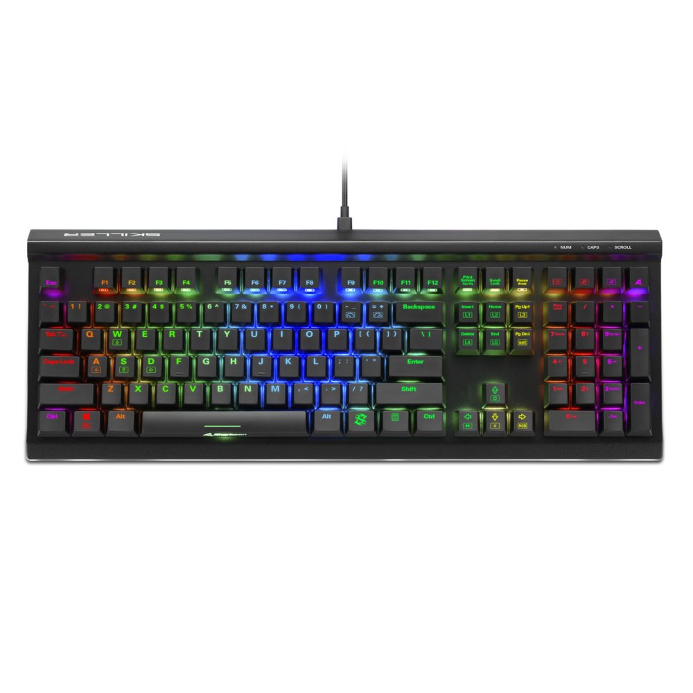 Sharkoon Skiller SGK60 RGB | Bedraad Gaming Toetsenbord | QWERTY - Matmuis - Matmuis