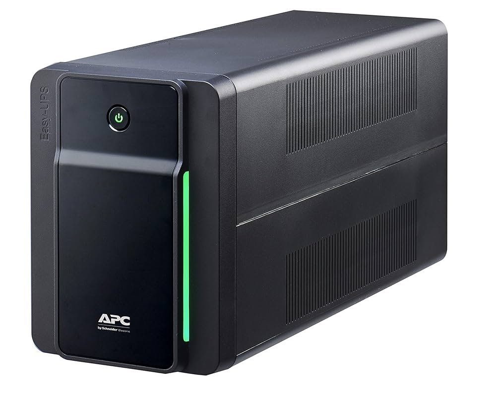 APC Back‑UPS BVX1600LI‑GR | 1600 VA (900 W) | 4× Schuko-stopcontacten | Line‑Interactive UPS | Noodstroomvoeding - Matmuis - Matmuis