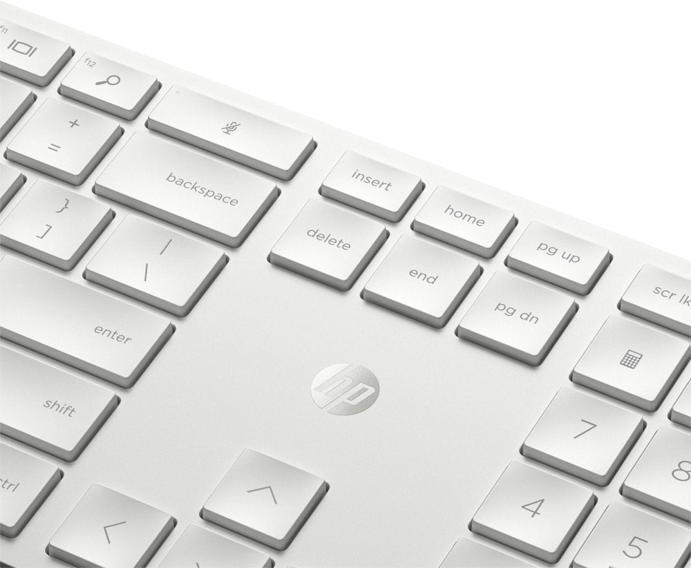 AZERTY | HP 650 Wit | Draadloze Muis en Toetsenbordcombo | AZERTY - Matmuis - Matmuis