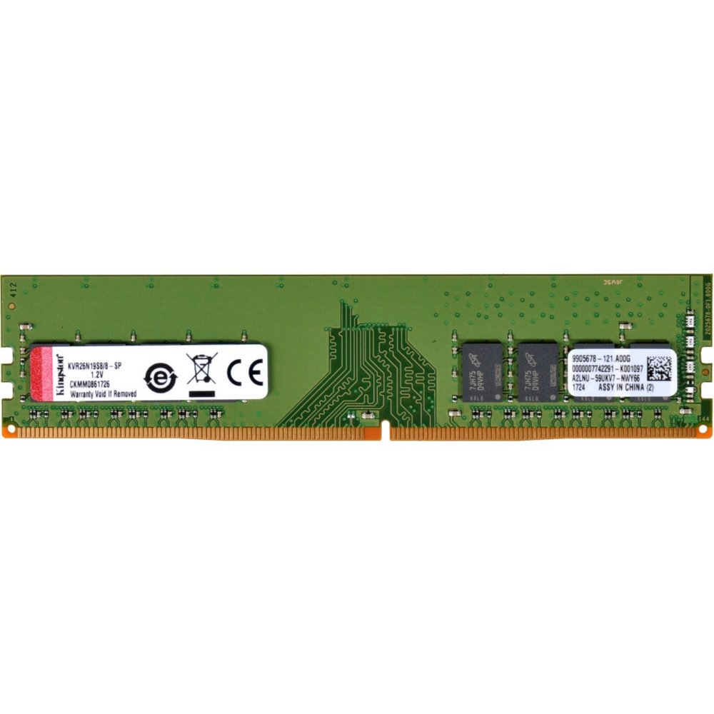 Kingston ValueRAM | 1x8GB DDR4 | 2666MHz | DIMM | CL19 | Geheugenmodule | RAM - Matmuis - Matmuis