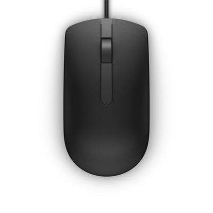 Dell MS116 | Bekabelde Muis | Links- en Rechtshandig | USB-A | 1000 DPI | Zwart - Matmuis - Matmuis