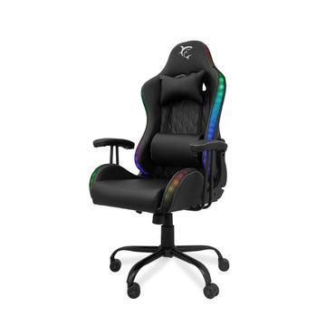 White Shark INDIANAPOLIS | Gamestoel met RGB-verlichting | Belastbaar tot 120 kg - Matmuis - Matmuis