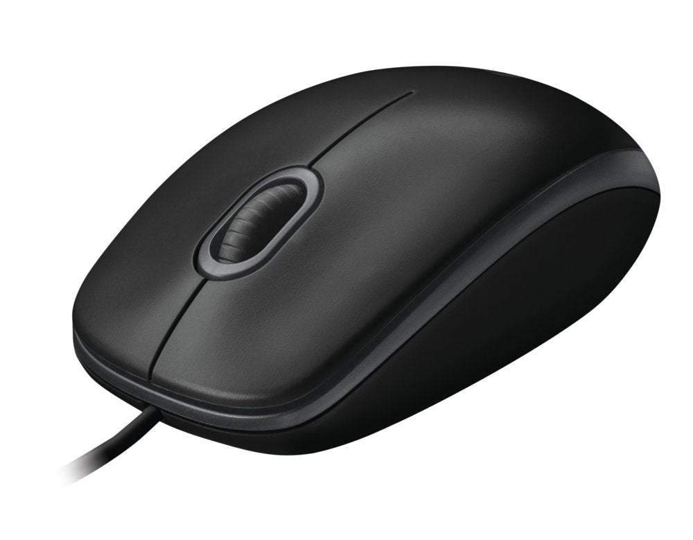 Logitech B100 | Bedrade Muis | Links- en Rechtshandig | USB-A | 800 DPI | Zwart - Matmuis - Matmuis