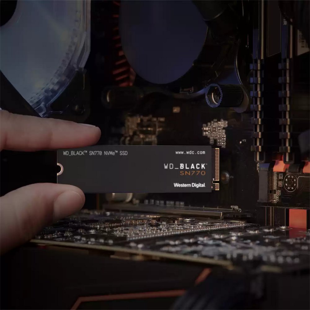 Western Digital SN770 | 1TB NVMe SSD | M.2 | Gen4 | 5.150MB/s Lezen | 4.850MB/s Schrijven - Matmuis