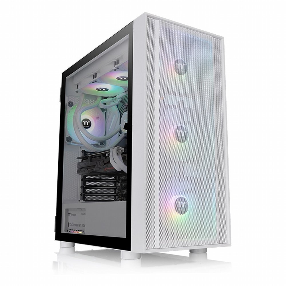Thermaltake H570 TG ARGB Snow | Mid-Tower Case | Wit - Matmuis