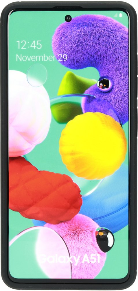 Mobiparts Rugged Clear Case | Samsung Galaxy A51 (2020) | Black - Matmuis - Matmuis