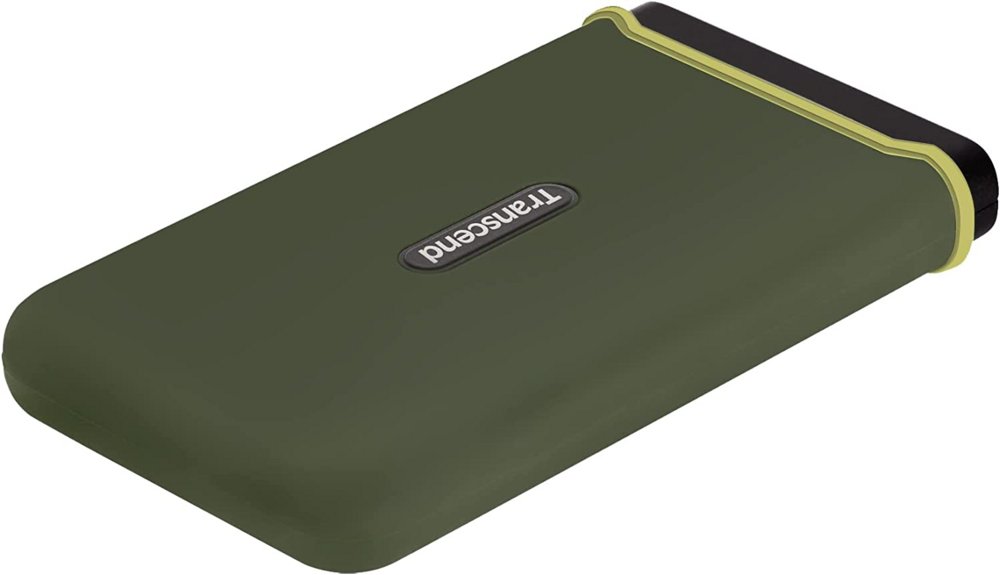Transcend ESD380C | Externe SSD | 1TB | USB 3.2 Gen2x2 | 2000 MB/s | Groen - Matmuis
