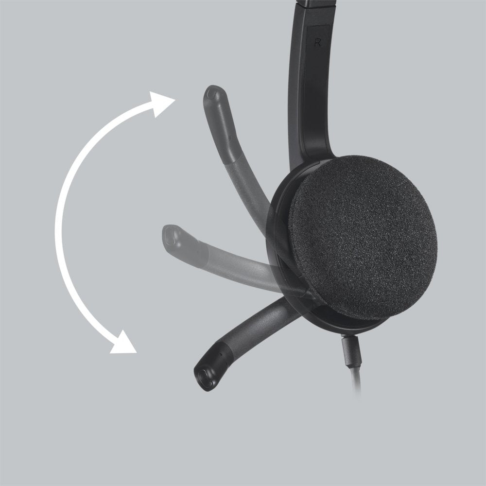 Logitech H340 | Bedrade On-Ear USB Headset | Zwart - Matmuis - Matmuis