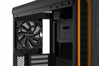 be quiet! Pure Base 600 Window | Midi Tower Case | Zwart/Oranje - Matmuis