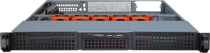Inter-Tech IPC 1U-10265 | Server Rack Case | Zwart | ATX - Matmuis