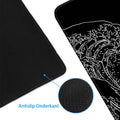 Wave Trace Black | XXL Gaming Muismat