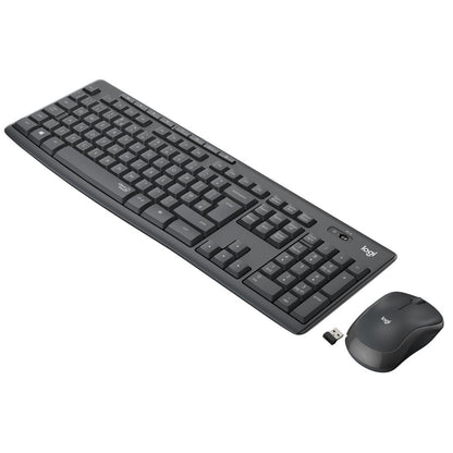 Logitech MK295 Silent | Draadloze Muis en Toetsenbordcombo | QWERTY - Matmuis - Matmuis