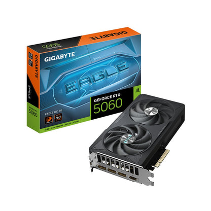 Gigabyte GeForce RTX 5060 EAGLE MAX OC | 8GB GDDR7 | DLSS4 | Videokaart | GPU - Matmuis